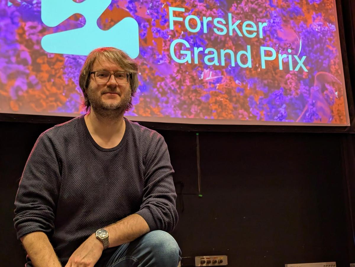 J&oslash;rn Weines er en av mentorene for Forsker Grand Prix-deltakerne. 